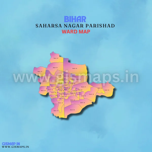 Saharsa Nagar Parishad Ward Map